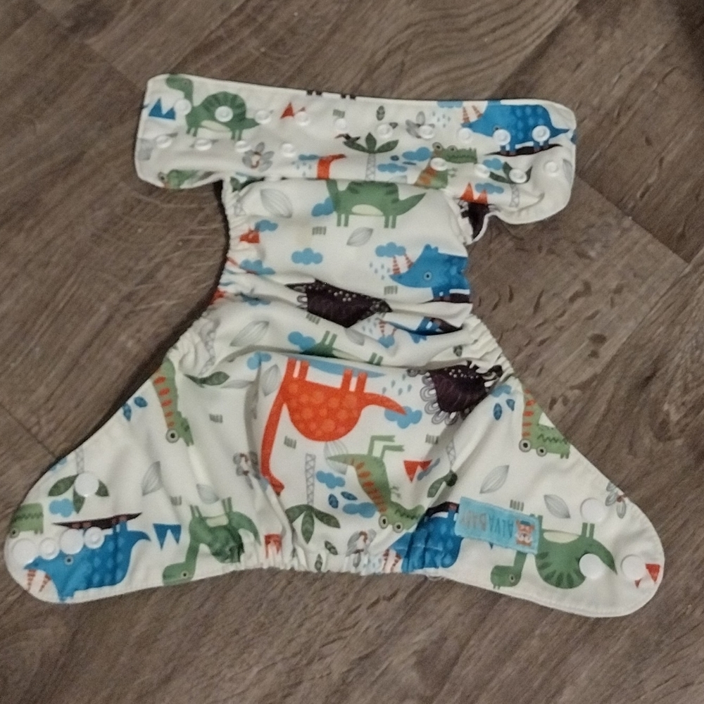 6 OS Alva OS pocket diapers,  12 microfiber inserts, 6 wegreeco OS Pockets only